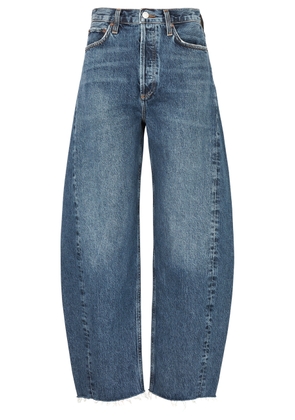 Agolde Luna Pieced Barrel-leg Jeans - Indigo - 26 (W26 / UK8 / S)