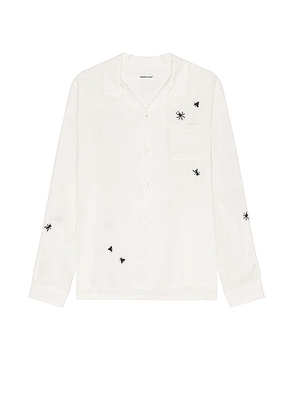Undercover Long Sleeve Shirt in Off White - Ivory. Size 2 (also in 3, 4, 5).