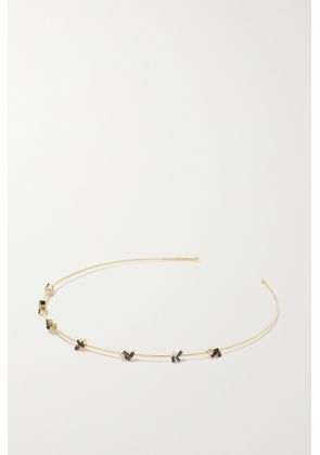 Suzanne Kalan - 18-karat Gold, Sapphire And Diamond Headband - One size