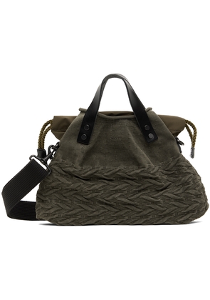 master-piece Khaki Yashiki Edition Knit Messenger Bag