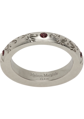 Maison Margiela Silver Engraved Ring