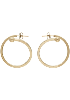 Justine Clenquet Gold Carly Hoop Earrings