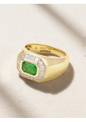SHAY - 18-karat Gold, Emerald And Diamond Ring - Green - 6
