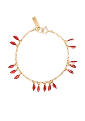 ISABEL MARANT Shiny Leaves chain bracelet - Gold