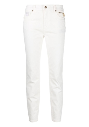 Versace Jeans Couture skinny cropped trousers - White
