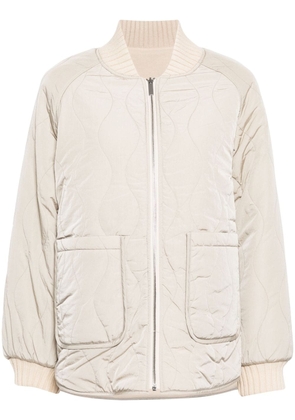 Varley Reno quilted reversible bomber jacket - Neutrals