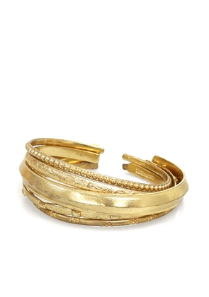 Undercover five-row stacked bracelet - Gold