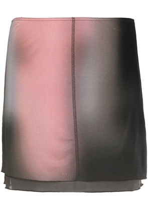 Paloma Wool tie-dye mini skirt - Brown