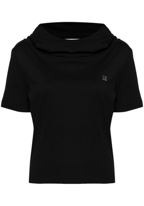 Giuseppe Di Morabito TS hooded cotton T-shirt - Black