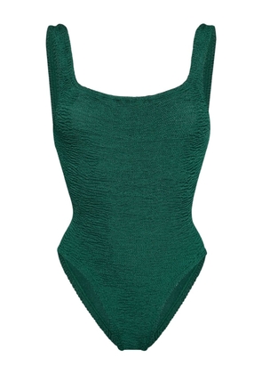 Hunza G square-neck swimsuit - Green