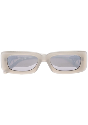 Linda Farrow x The Attico Mini Marfa sunglasses - Silver