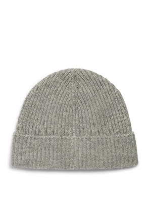 Harrods Cashmere Ribbed Beanie