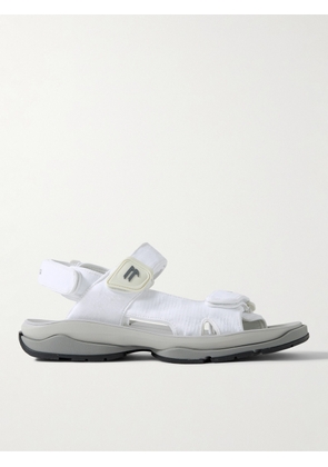 Balenciaga - Tourist Logo-Embroidered Ripstop Sandals - Men - White - EU 39