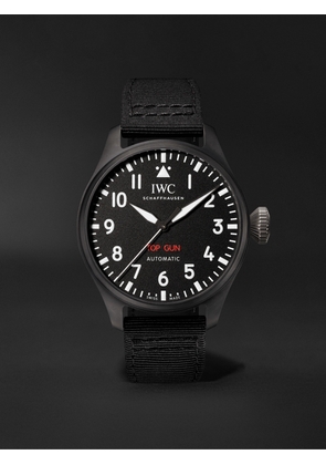 IWC Schaffhausen - Big Pilot's TOP GUN Automatic 43.8mm Ceramic And Textile Watch, Ref. No. IWIW329801 - Men - Black