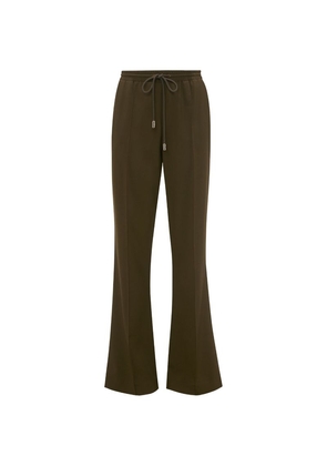 Jw Anderson Stretch-Wool Drawstring Tailored Trousers