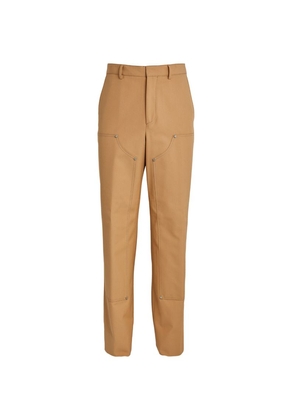 Palm Angels Cotton-Blend Tailored Trousers