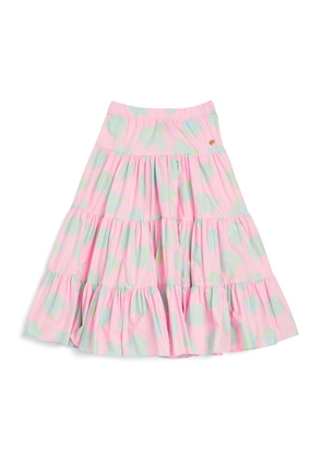 Versace Kids Rose Print Maxi Skirt (4-12 Years)