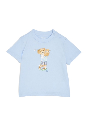 Ralph Lauren Kids Cotton Golf Bear T-Shirt (3-24 Months)