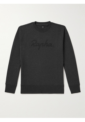 Rapha - Logo-Embroidered Cotton-Jersey Sweatshirt - Men - Black - XS