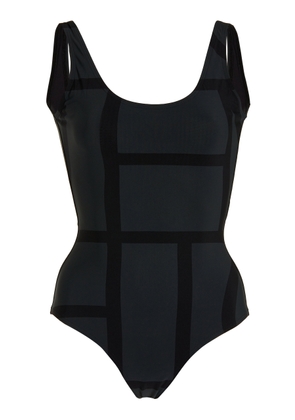 Toteme - Monogram One-Piece Swimsuit - Black - XS - Moda Operandi