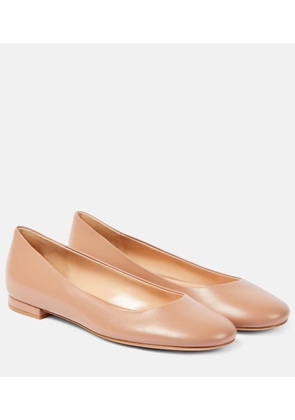 Gianvito Rossi Leather ballet flats