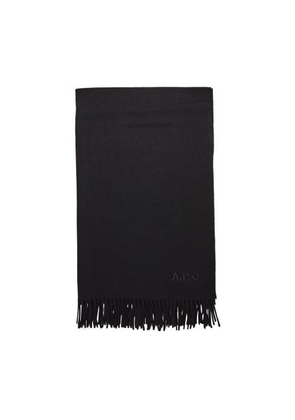 Alix Brodee scarf with fringes