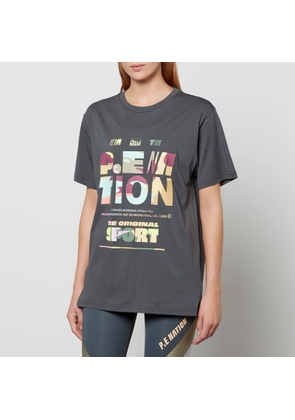 P.E Nation Longitude Printed Organic Cotton-Jersey T-Shirt - S