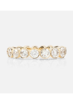 Sophie Bille Brahe Ensemble Croissant 18kt gold ring with diamonds
