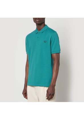 Fred Perry Logo-Embroidered Cotton-Piqué Polo Shirt - S