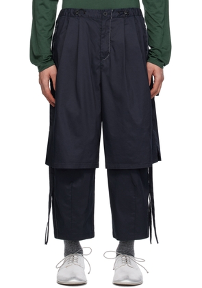 F/CE.® Navy Layered Trousers