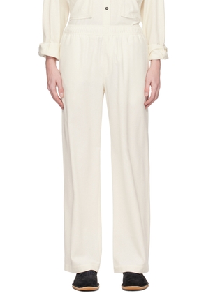 FORMA Off-White Elasticized Trousers