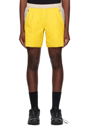Goldwin 0 Yellow Active Shorts