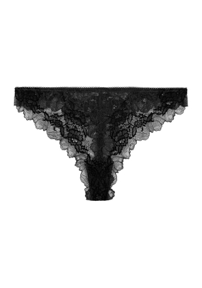 Wacoal Lace Perfection Lace Thong - Charcoal
