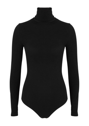 Wolford Colorado Black Stretch-knit Thong Bodysuit - M