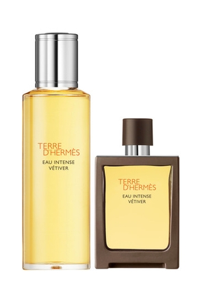 Hermès Terre D'hermès Eau Intense Vétiver - Travel Spray and Eau De Parfum Refill 125ml