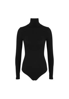 Wolford Colorado Black Stretch-knit Thong Bodysuit - S