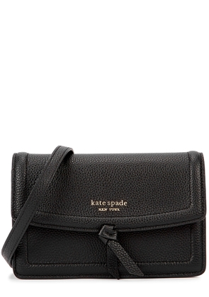 Kate Spade New York Knott Grained Leather Cross-body bag - Black - One Size
