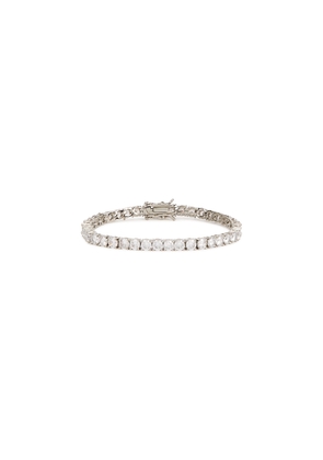 Fallon Grace Gold-plated Tennis Bracelet - Silver - One Size