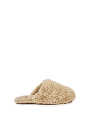 Ugg Maxi Curly Shearling Slippers, Slippers, Round Toe, Sand - 4