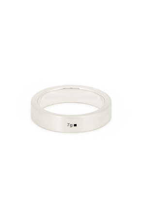 LE Gramme 7g Brushed Sterling Silver Ribbon Ring