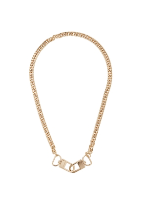 Chained & Able Curb 18kt Gold-plated Jean Chain, Chain, Lobster Clasp