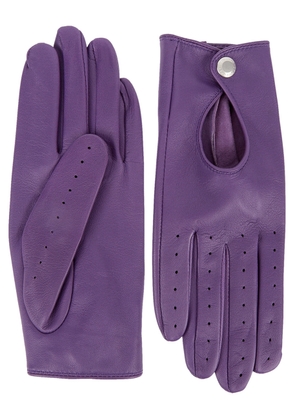 Dents Thruxton Leather Gloves - Purple