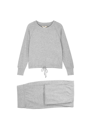 Ugg Gable Brushed Knit Pyjama Set, Nightwear, Grey - XS