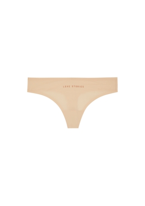 Love Stories Lou Sand Seamless Thong - L