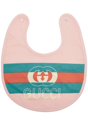 Gucci Kids GG Logo-print Cotton bib - Multicoloured