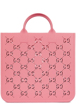 Gucci Kids GG Cut-out Rubber Tote - Pink