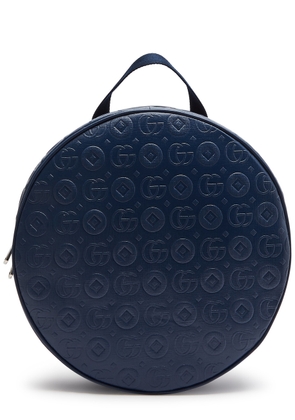 Gucci Kids GG and Geometric Coated Canvas Backpack - Blue