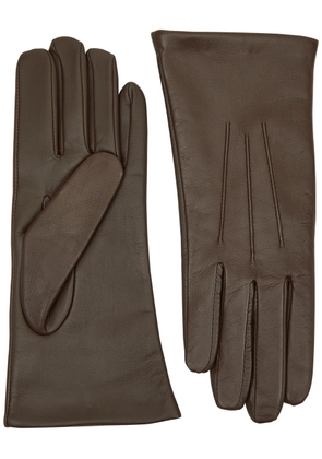 Dents Maisie Leather Gloves - Brown