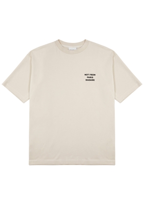 DRÔLE DE Monsieur Nfpm Printed Cotton T-shirt - Beige - S
