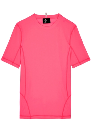 Moncler Grenoble Day-Namic Stretch-jersey T-shirt - Pink - S